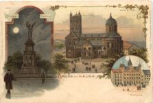Gruss aus Neuss - Litho