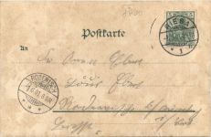 Gruss aus Riesa - Litho