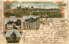 Gruss aus Rüthen - Litho