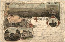 Gruss aus Bad Mergentheim - Litho