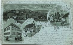 Gruss aus Külsheim - Litho