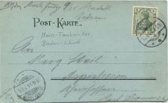 Gruss aus Külsheim - Litho