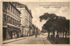 Gruss aus Landau Pfalz - Marktstrasse