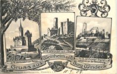 Gruss aus Weinheim - Burg Windeck