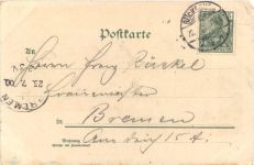 Gruss aus Porta Westfalica - Litho
