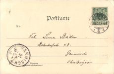 Bremerhaven - Kaiser Wilhelm der Grosse Dampfer - Litho Diemer