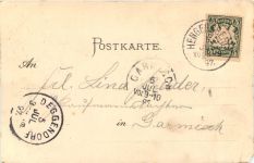 Gruss aus Hengersberg - Litho