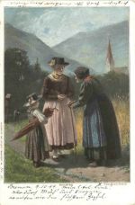 Künstler Ak Lindenschmit - Sonntag