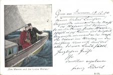 Künstler Ak R. de Witt - Des Meeeres und der Liebe Wellen