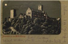 Gruss von der Wartburg - Litho