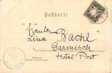 Gruss aus Münnerstadt - Litho