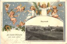 Bayreuth - Engel - Litho