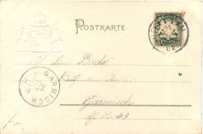 Gruss aus Uffenheim - Kgl. Amtsgericht - Litho