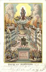 Gruss aus Altötting - Litho