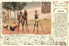 Das Postwesen - Frankreich - Briefmarken - Litho