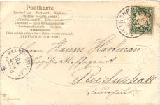 Namenstag - Prägekarte