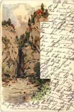 Partnach-Klamm - Litho