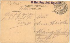 Comines - Les Ecluses - Feldpost
