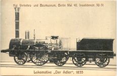 Eisenbahn - Lokomotive Der Adler 1835