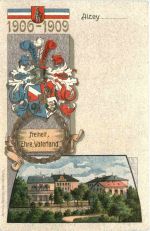 Alzey - Freiheit Ehre Vaterland - Litho