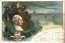 Papst Leo XIII - Vatikan - Litho