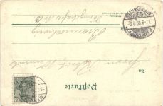 Trinkleid-Gruss vom Drachenfels - Litho