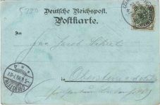 Gruss vom Drachenfels - Litho