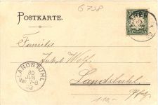 Germersheim - Erinnerung an das RegimentsJubiläum 1903 - Litho