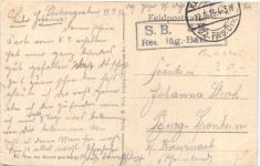 St. Masmes - Bahnhof - Feldpost
