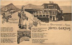 Gruss aus Oberwesel - Hotel Gertum