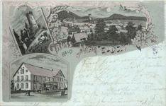 Gruss aus Nohfelden - Litho
