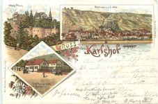 Gruss vom Karlshof - Litho - Martinstein Nahe