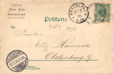 Gruss aus Braunlage - Litho 1895