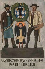 München - Bayrische Gewerbeschau 1912 - Privatganzsache