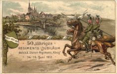Ansbach - 50. Jähriges Regiments Jubiläum - Privatganzsache