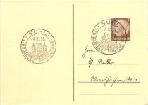 Suhl - Thüringische Postwertzeichen Ausstellung 1938