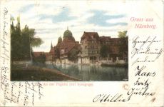 Gruss aus Nürnberg - Synagoge - Judaika