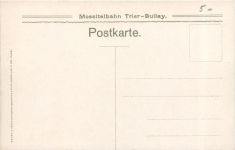 Moseltalbahn Trier-Bullay - Erden Erdenertreppchen