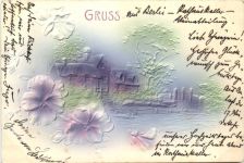 Gruss aus - Prägekarte
