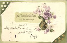 Geburtstag - Prägekarte