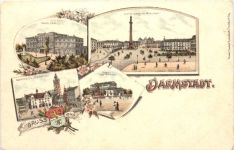 Gruss aus Darmstadt - Litho