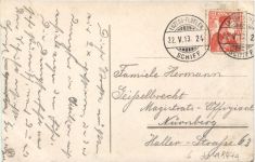Axenstrasse mit Bristenstock - Stempel Schiff Luzern Flüelen