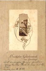 Geburtstag - Prägekarte