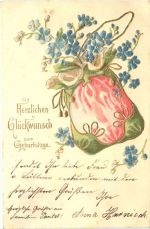 Geburtstag - Prägekarte