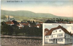Gruß aus Fürth i. O. - Gasthaus Burg Lindenfels