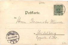 Gruss aus Wiesbaden - Litho