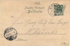 Gruss aus Halle i. W. - Litho