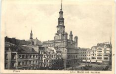 Posen - Alter Markt mit Rathaus