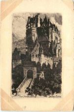 Burg Eltz - Radierung