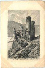 Ruine Ehrenfels - Radierung